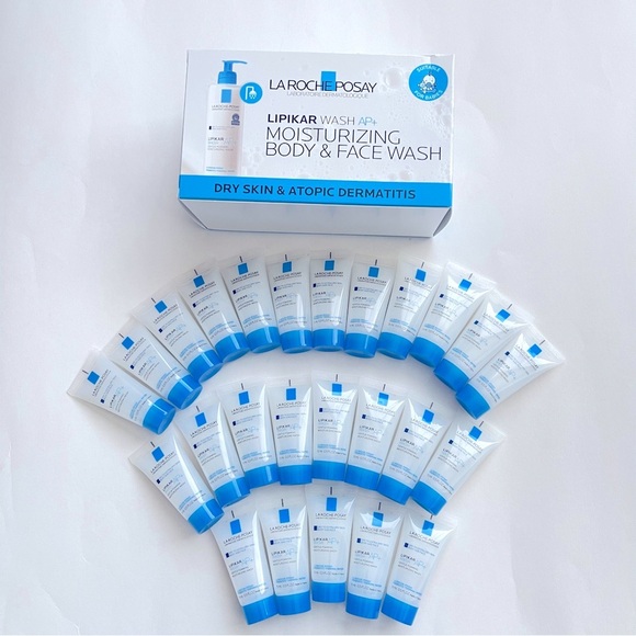 La Roche Posay Lipikar Wash Moisturizing Body & Face Wash Box of 25 Tube 0.5 oz - Picture 1 of 5